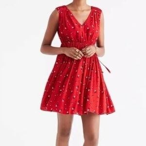 Madewell Magnolia Tie-Back Mini Dress Size M